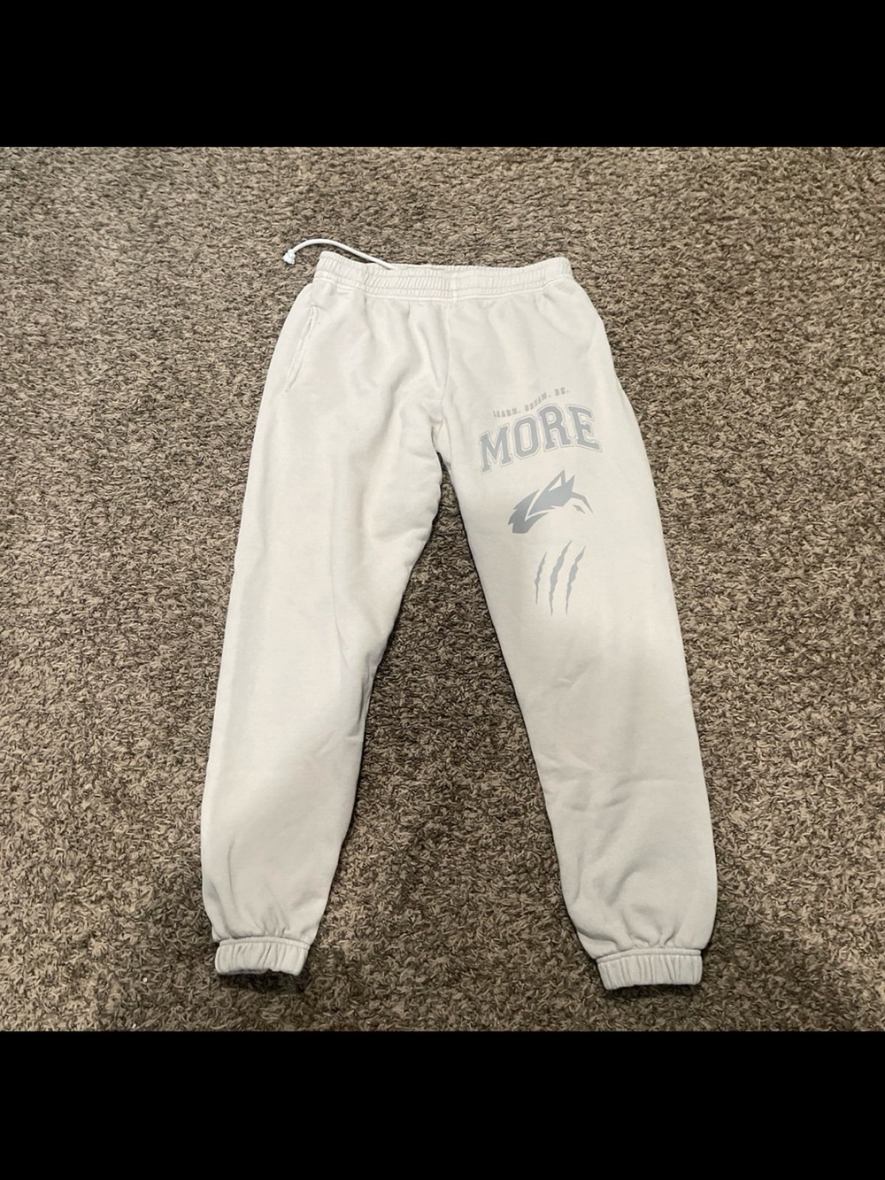 alphalete learn dream be more joggers, men’s medium